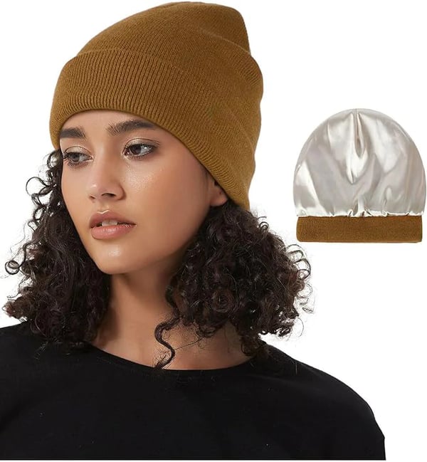 Warm Fleece Lined Beanie Hat - Pexav
