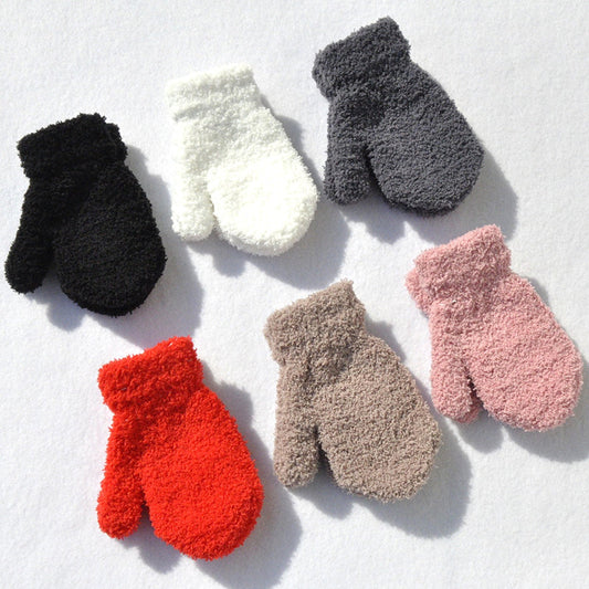 Warm Kids Gloves with Soft Fleece Lining - Pexav