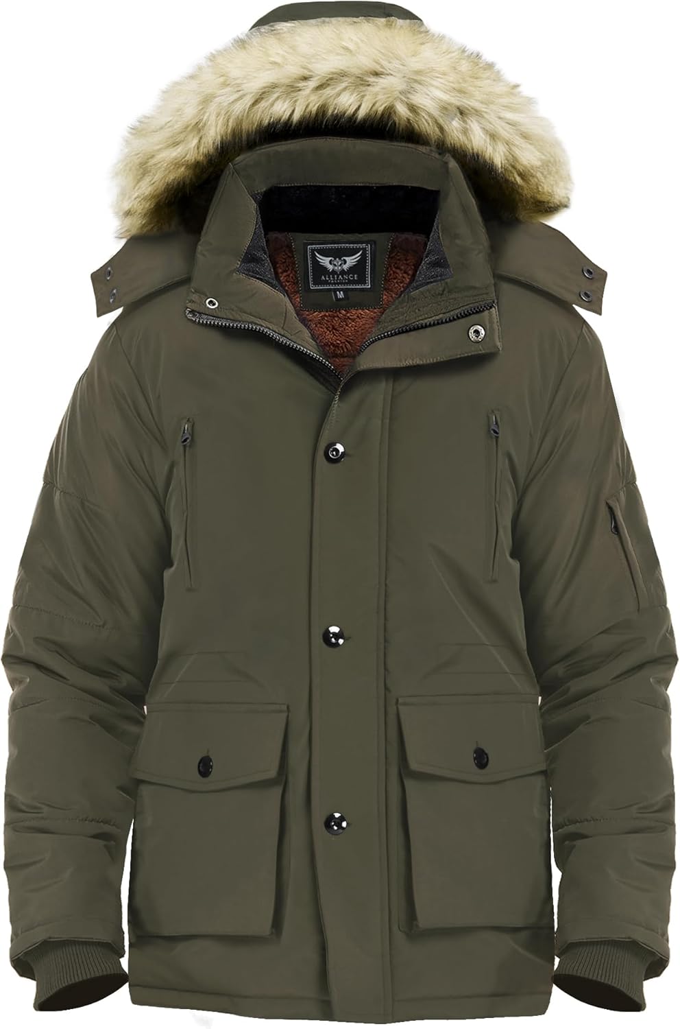 Warm Waterproof Parka Jacket for Men - Pexav