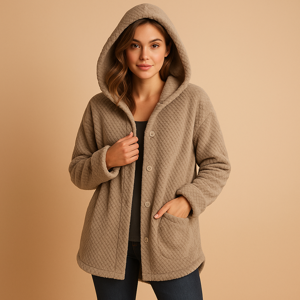 Winter hooded coat for women | Isla - Nocini