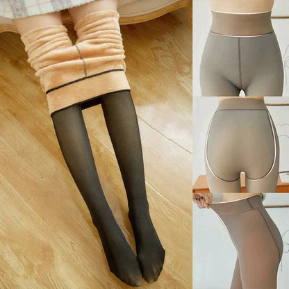 Winter Legging - Lupine-Black Tights-Nora Luxe