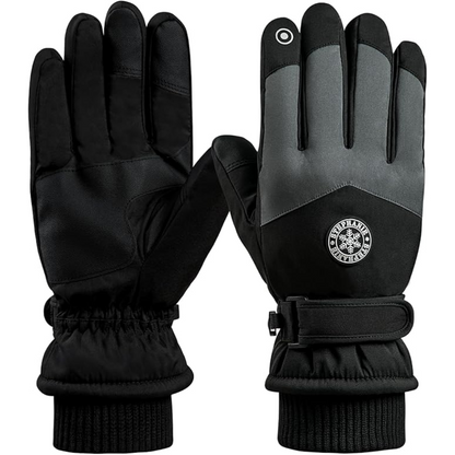 Winter Thermal Fleece Touchscreen Gloves - ThermaTouch-Black Snow-Nora Luxe