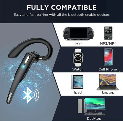 Wireless Bluetooth 5.1 Headset with Dual Mic - RoadMic Pro-The Livary