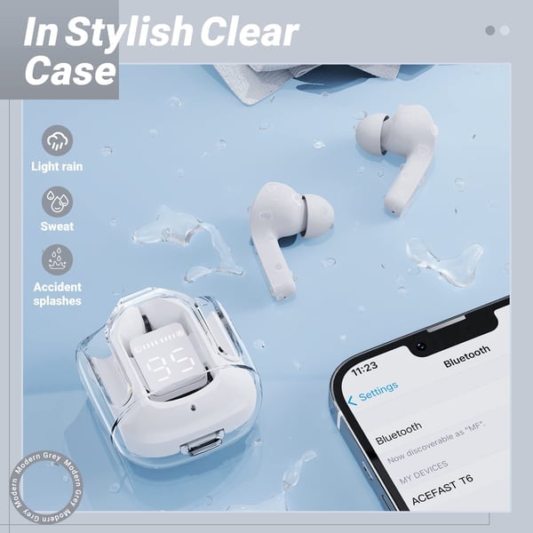 Wireless Bluetooth Earbuds – SonicPulse-Black-Nora Luxe