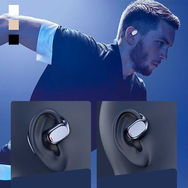 Wireless Earbuds with Open Design - AirBeat Flex-Black-Nora Luxe