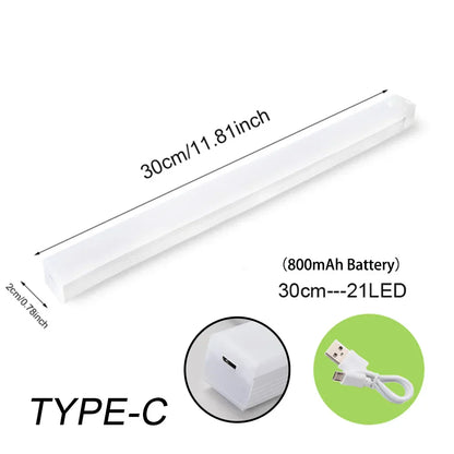 WIRELESS LED NIGHT LIGHT WITH MOTION SENSOR AND RECHARGEABLE BATTERY-Nora Luxe