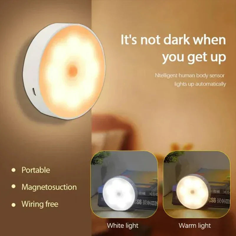 Wireless Motion Sensor Night Light - LumiSense-2-White-Nora Luxe