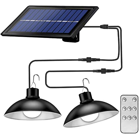 Outdoor Solar Powered LED Light Set with Remote - Pexav