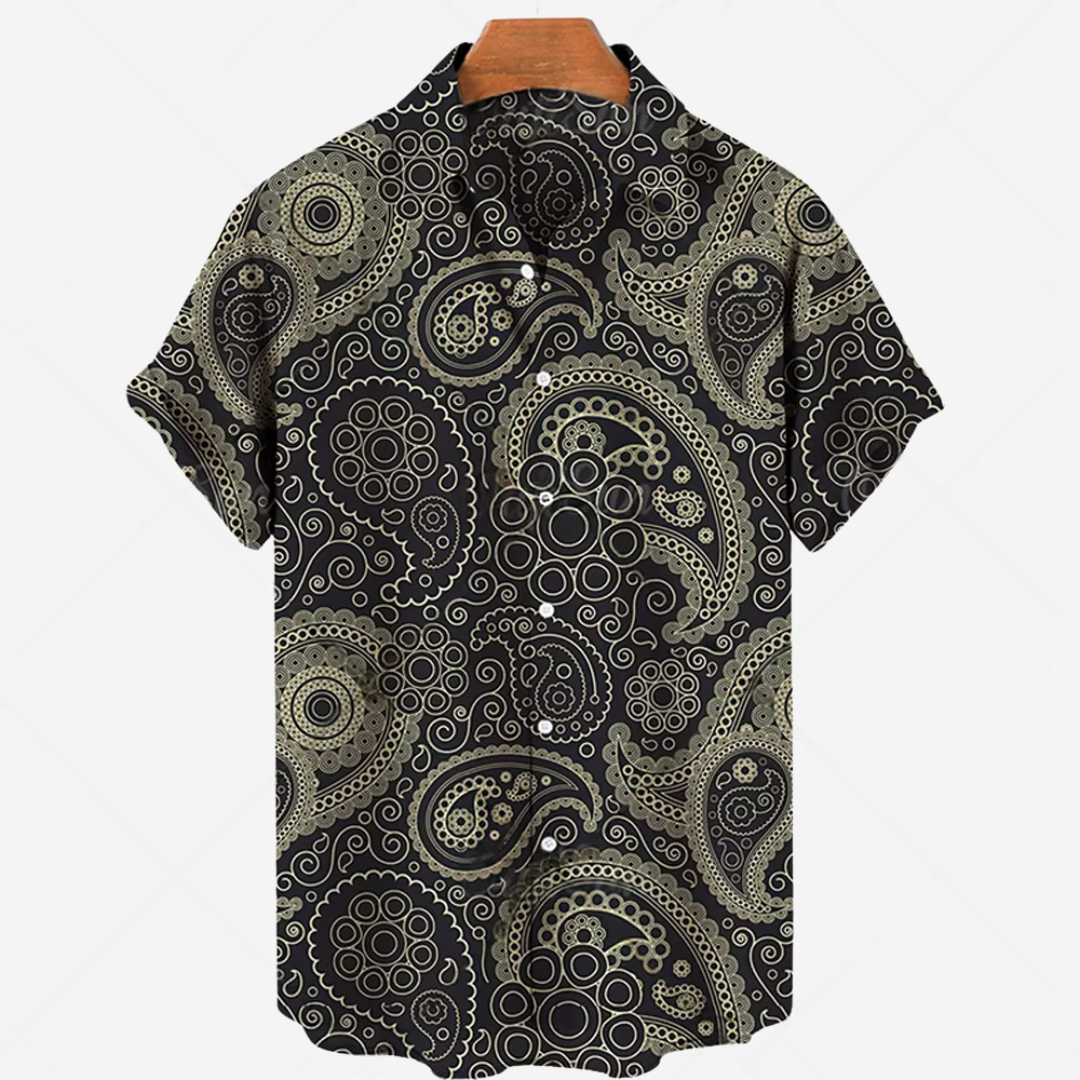 Relaxed Fit Printed Short Sleeve Casual Tee