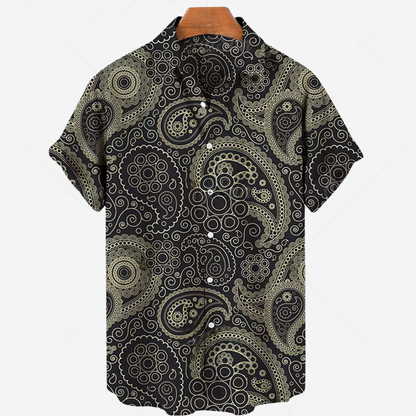 Relaxed Fit Printed Short Sleeve Casual Tee