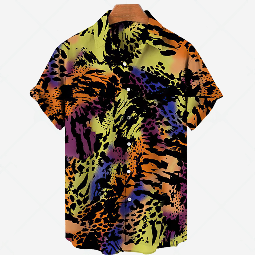 Relaxed Fit Printed Short Sleeve Casual Tee