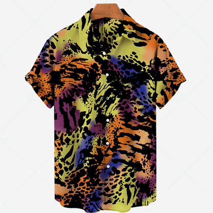 Relaxed Fit Printed Short Sleeve Casual Tee