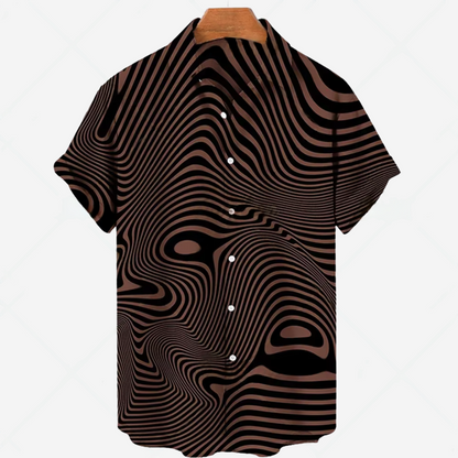 Relaxed Fit Printed Short Sleeve Casual Tee