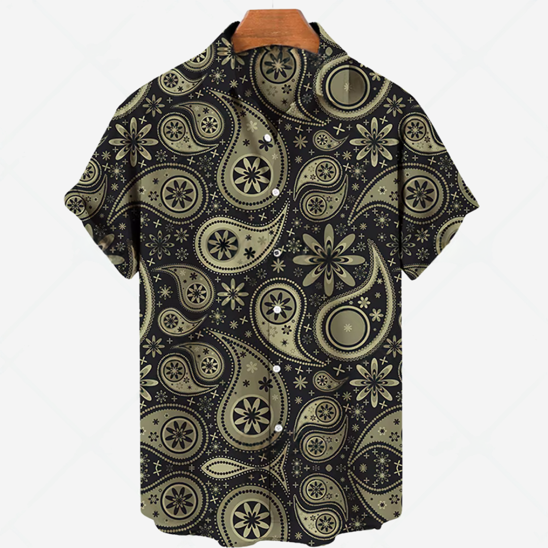 Relaxed Fit Printed Short Sleeve Casual Tee