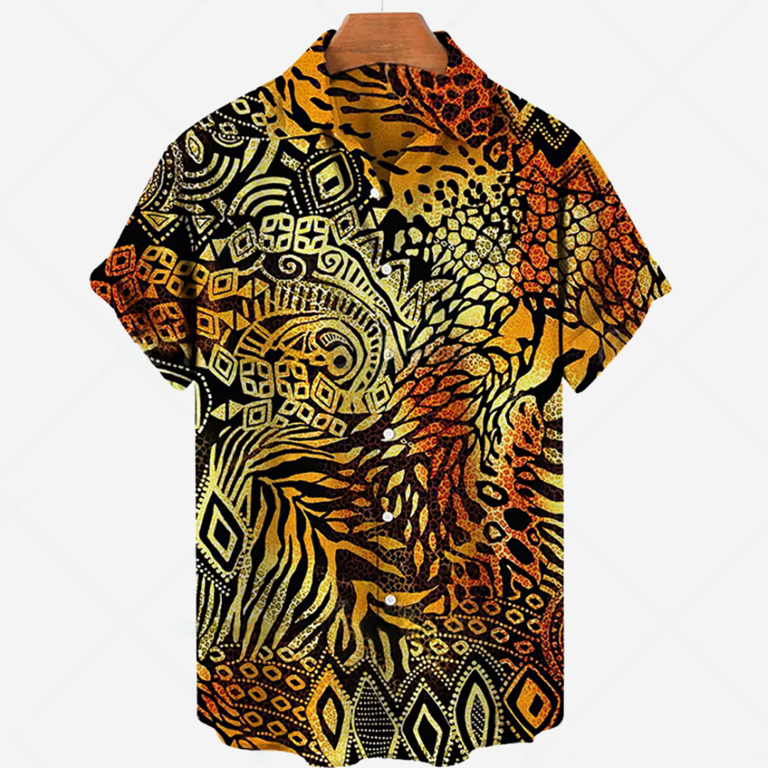 Relaxed Fit Printed Short Sleeve Casual Tee