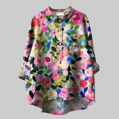 Pretty Floral Women's Casual Blouse