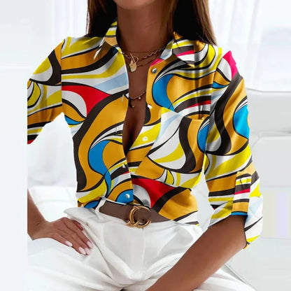 Fitted Classic Pointed Collar Women's Shirt