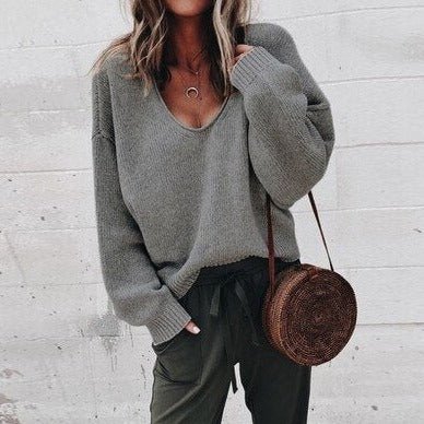 Jade Women's Cozy Crew Neck Casual Sweater - Nocini