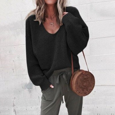 Jade Women's Cozy Crew Neck Casual Sweater