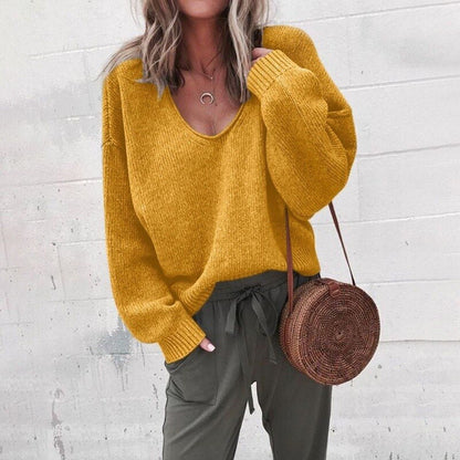 Jade Women's Cozy Crew Neck Casual Sweater