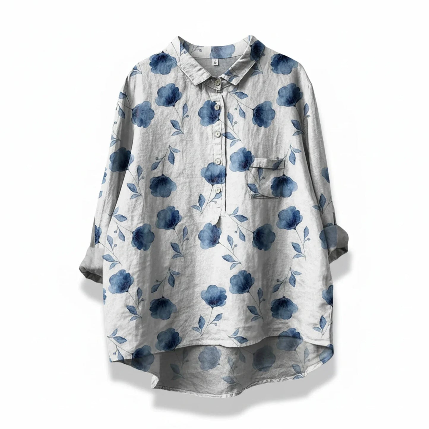 Pretty Flower Pattern Women's Top