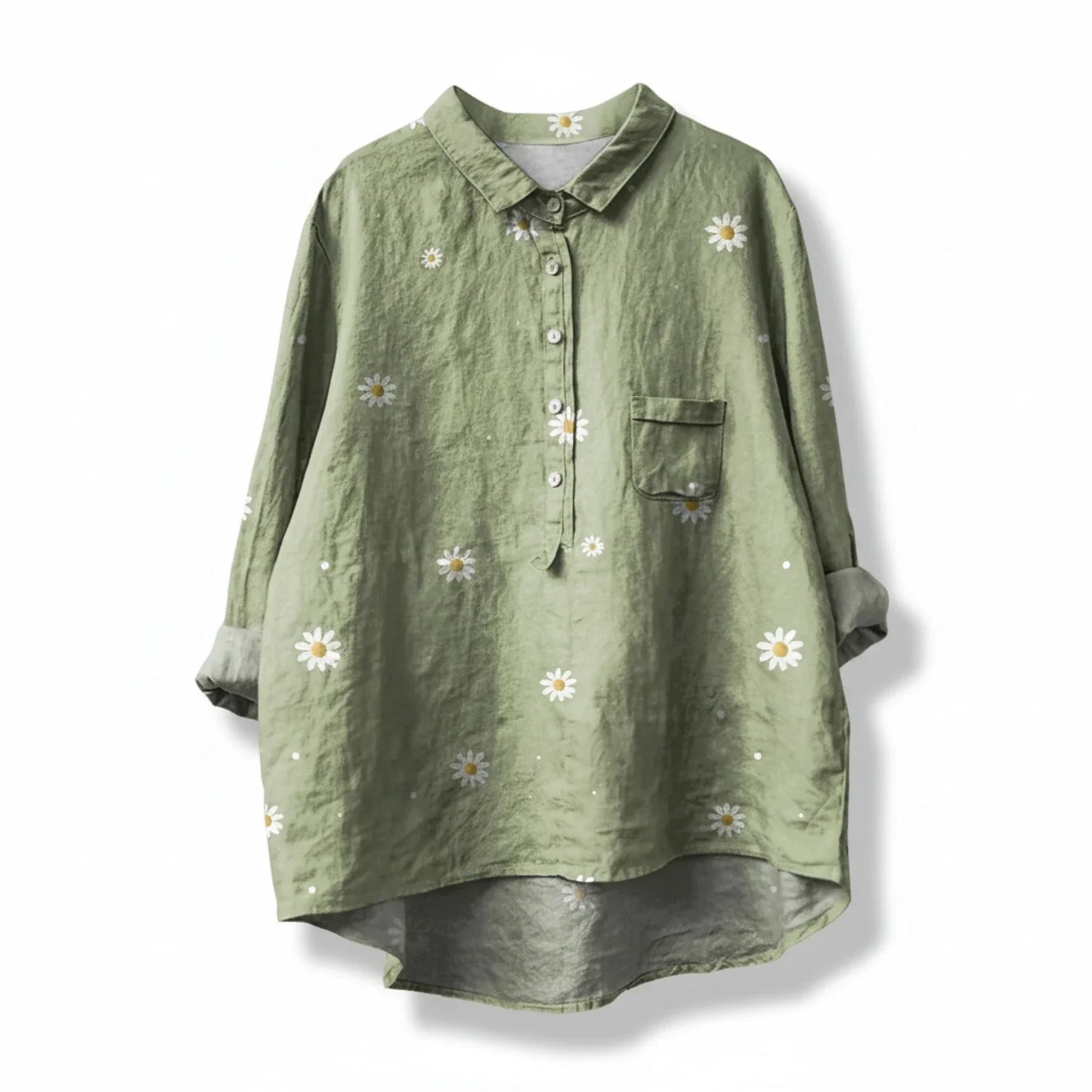 Pretty Flower Pattern Women's Top