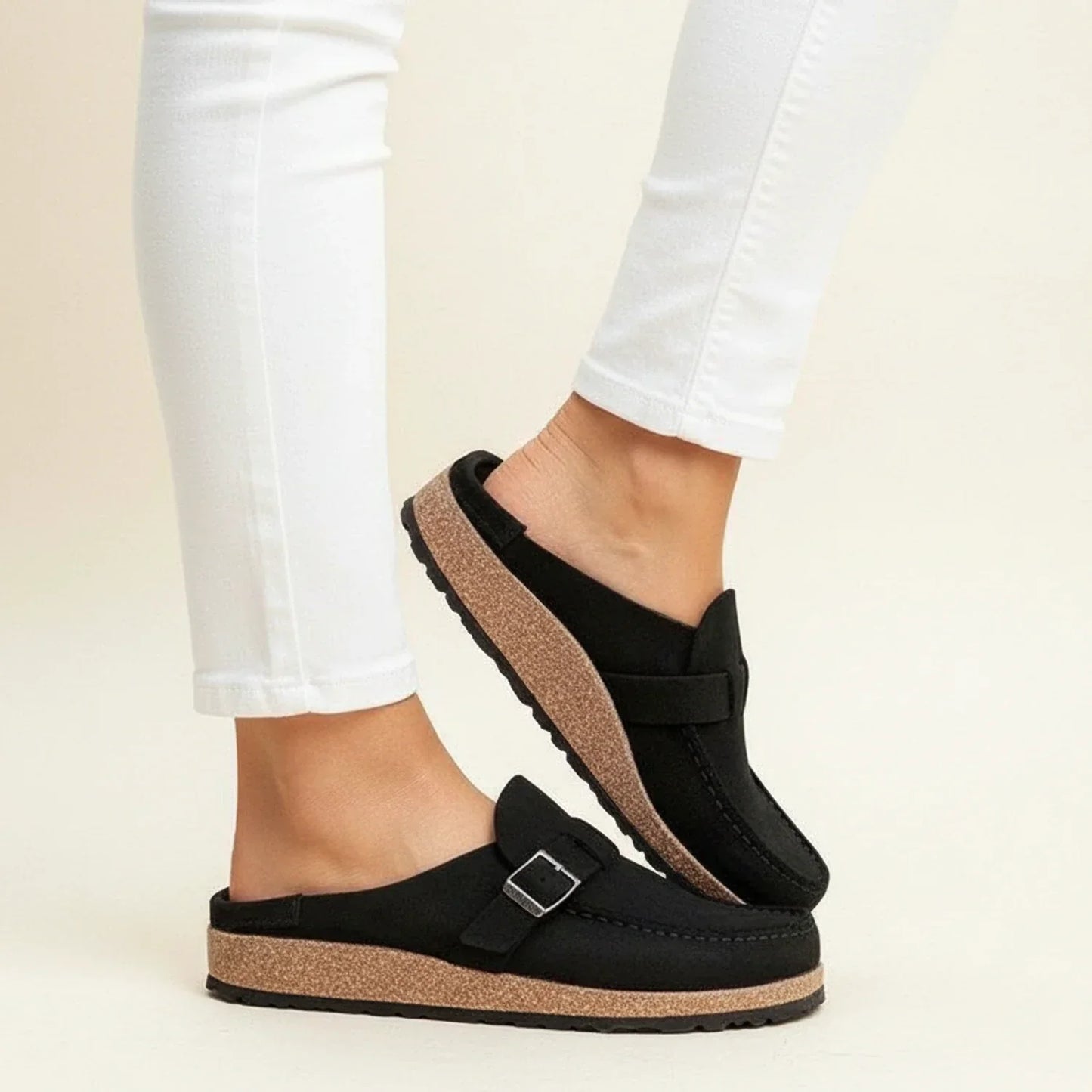 Comfortable Slip-On Mules for Women - Orthopedic Shoes