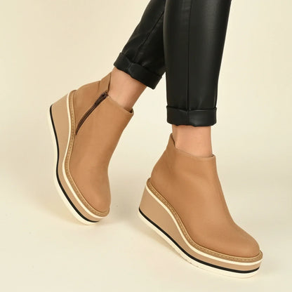 Tall Heel Ankle Boots for Women - Chic and Cozy