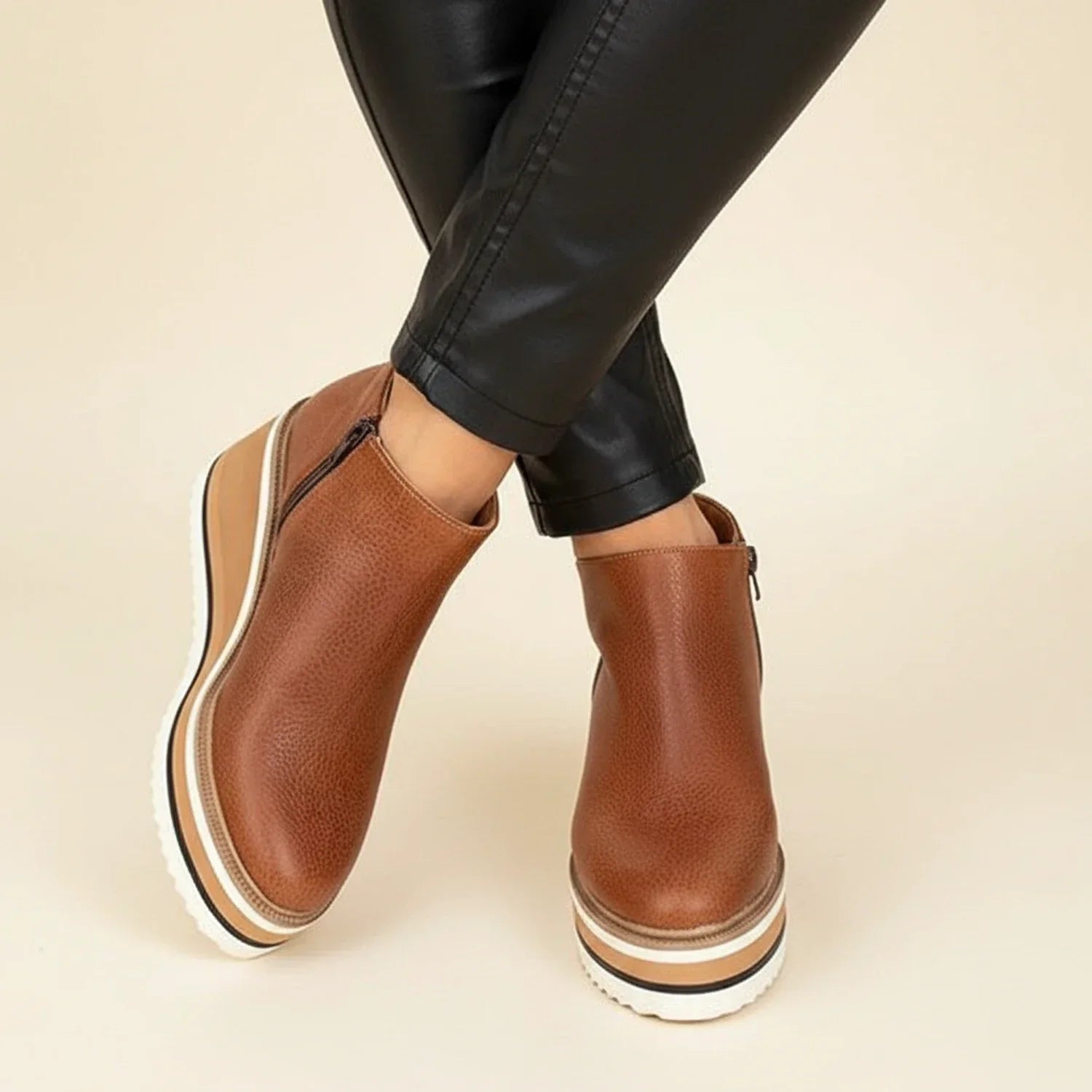 Tall Heel Ankle Boots for Women - Chic and Cozy - Nocini