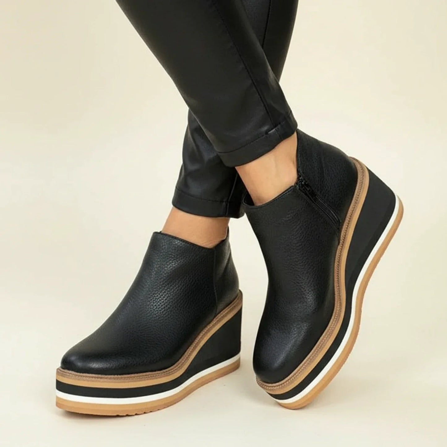 High Heel Ankle Boots for Women - Chic and Cozy