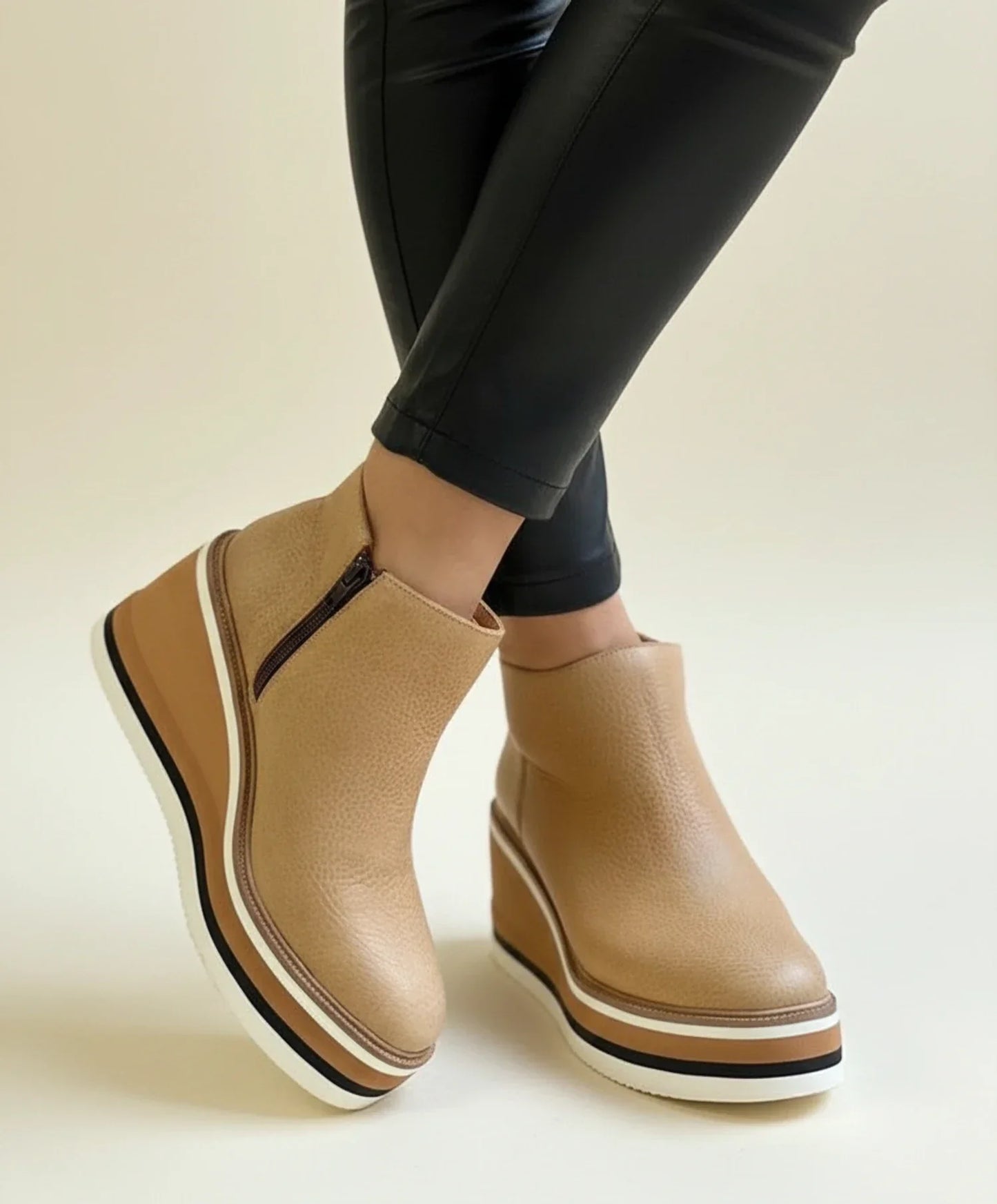 Tall Heel Ankle Boots for Women - Chic and Cozy