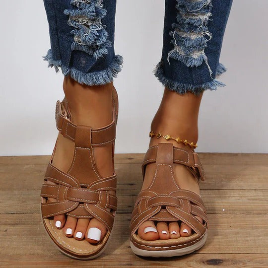 Ladies Comfortable Slide Sandals - Pexav