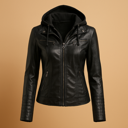 Fashionable Ladies Leather Jacket - Nocini