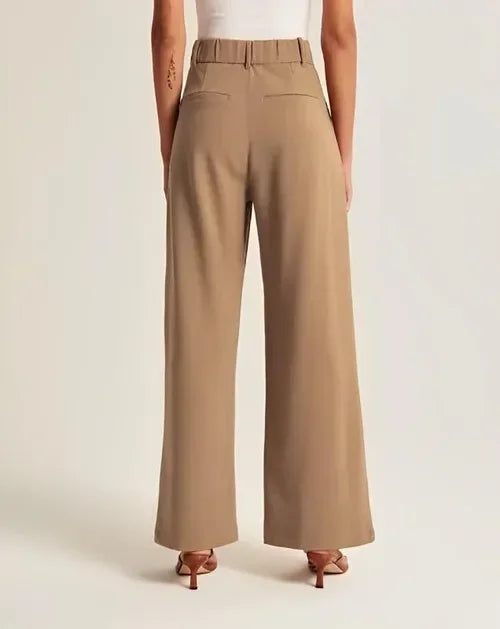Classic High Waist Wide Leg Pants