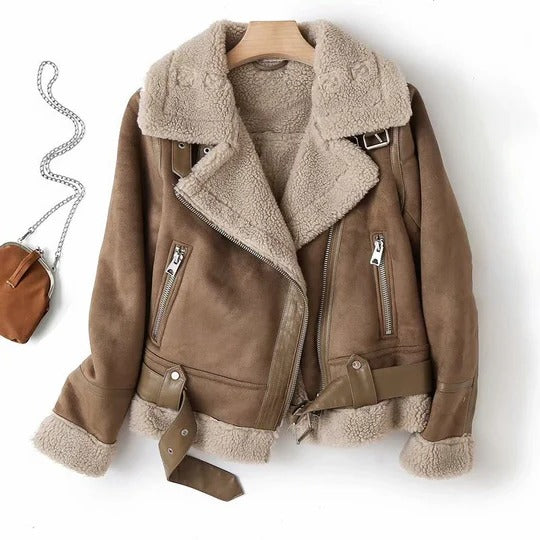 Ladies' Cozy Outerwear Jacket - Pexav