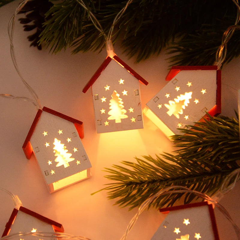 Cozy Miniature Christmas Village LED Houses - Pexav