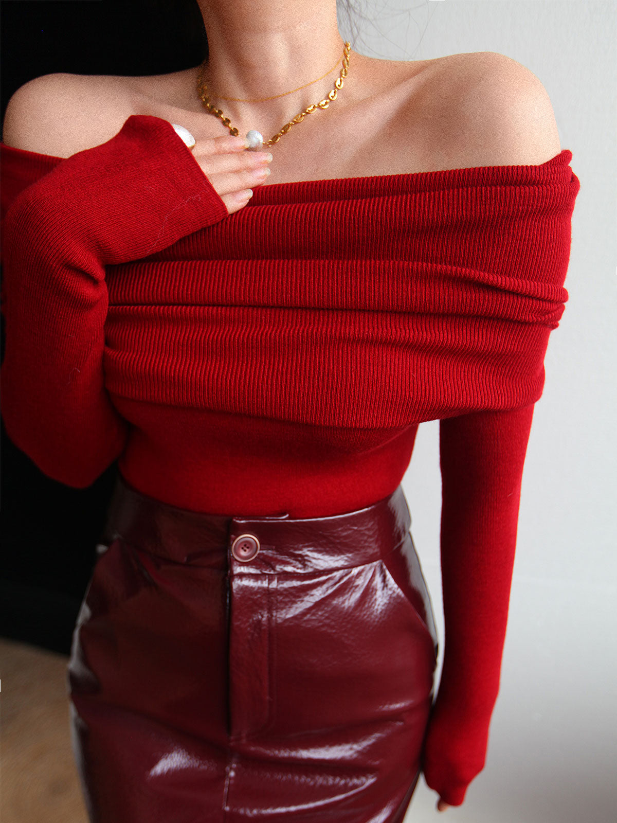 Soft Knit Fitted Women's Sweater