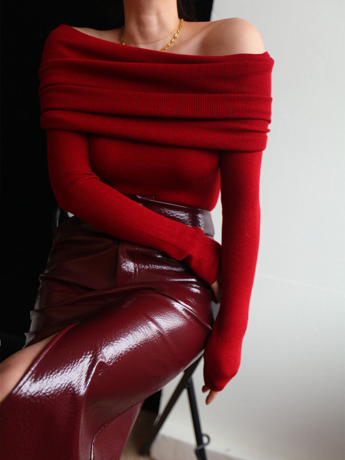 Soft Knit Fitted Women's Sweater