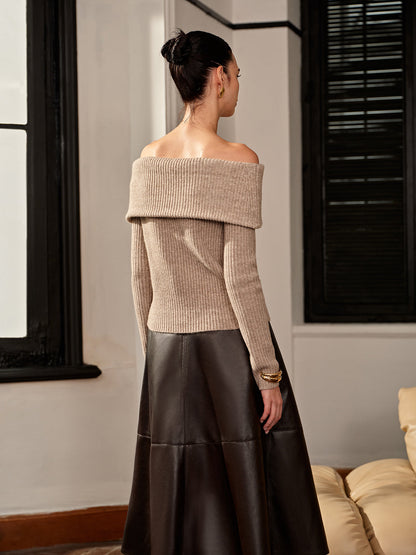 Soft Crew Neck Oversized Pullover Sweater