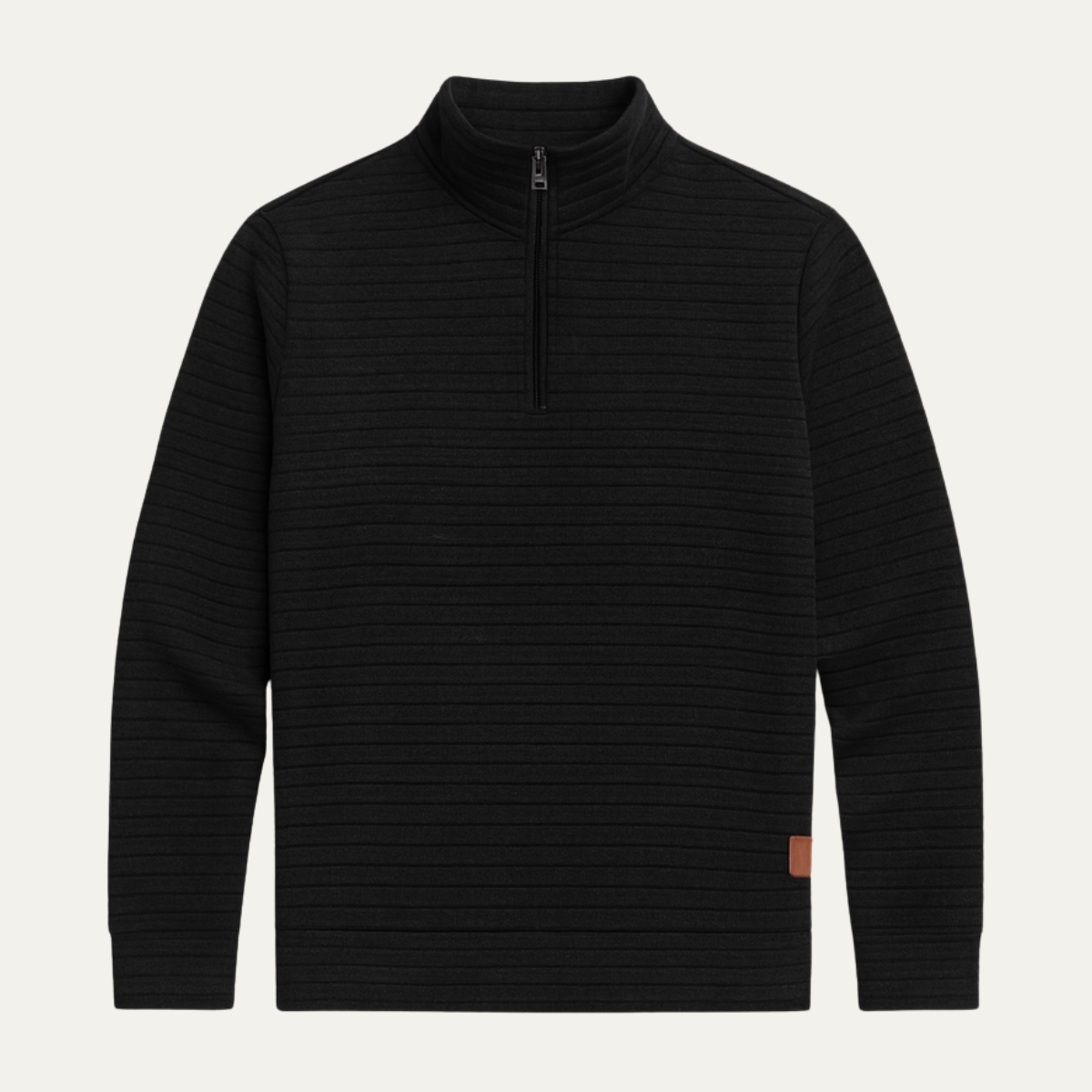 Comfortable Men's Breathable Quarter Zip Pullover Sweater - Nocini