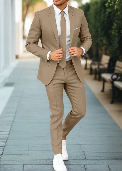 Relaxed Fit Two Piece Suit