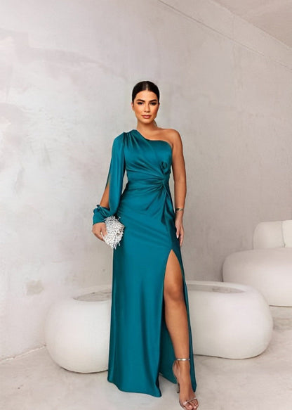 Chic Off The Shoulder Evening Dress