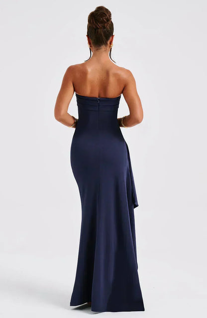 Ladies' Cold Shoulder Flowy Long Dress