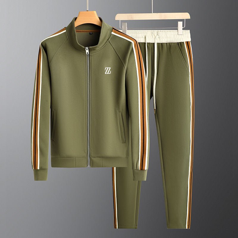 Men's Athletic 2-Piece Zip Up Tracksuit