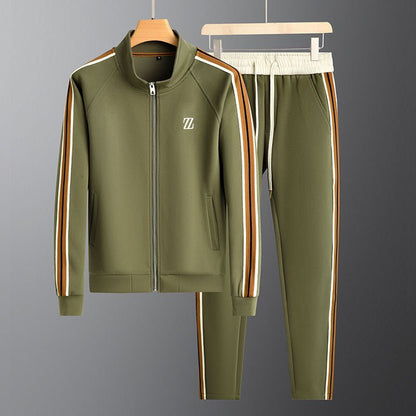 Men's Athletic 2-Piece Zip Up Tracksuit