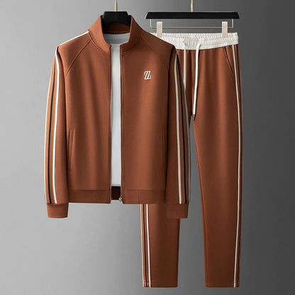 Men's Athletic 2-Piece Zip Up Tracksuit