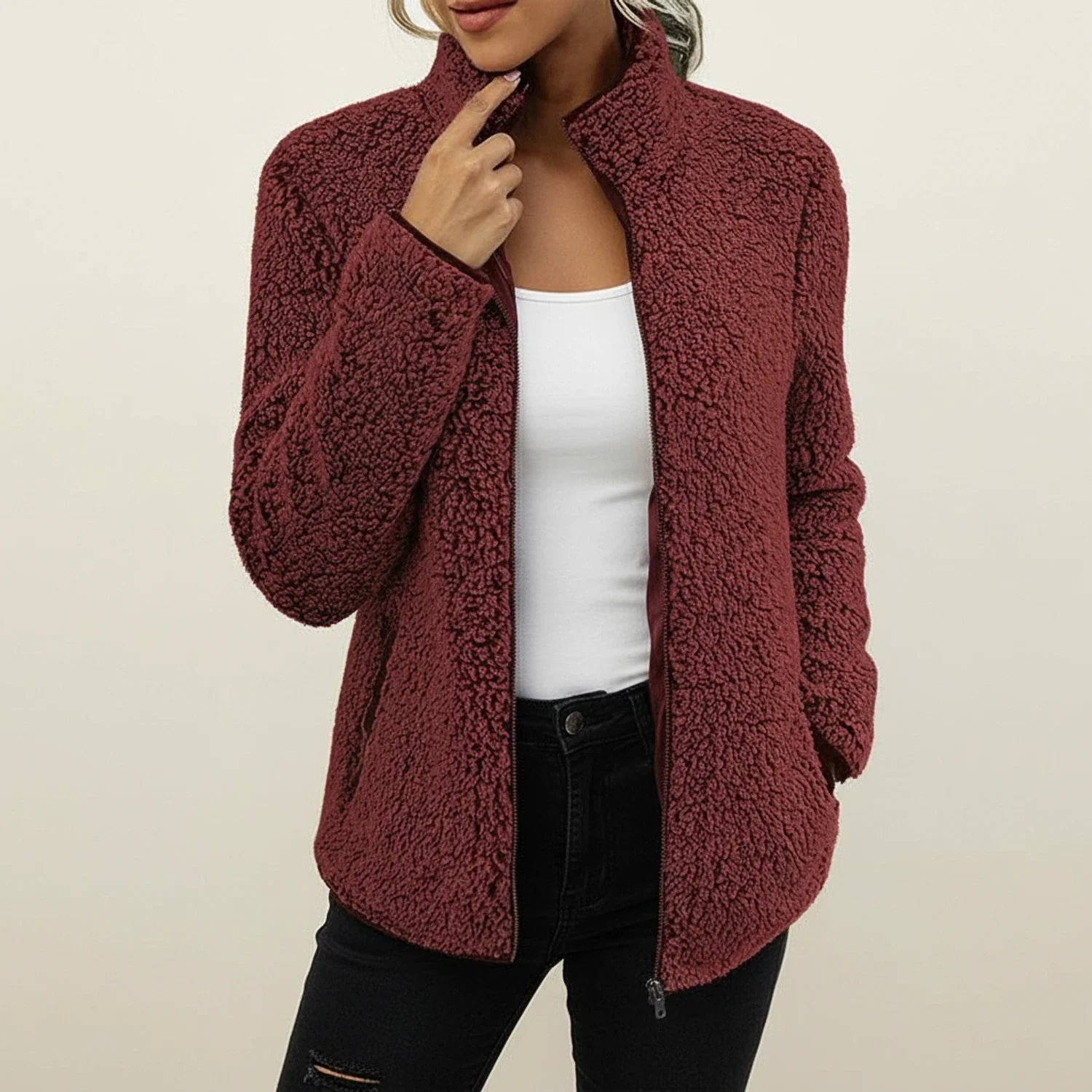 Soft Fleece Warm Women's Winter Coat - Olytrend