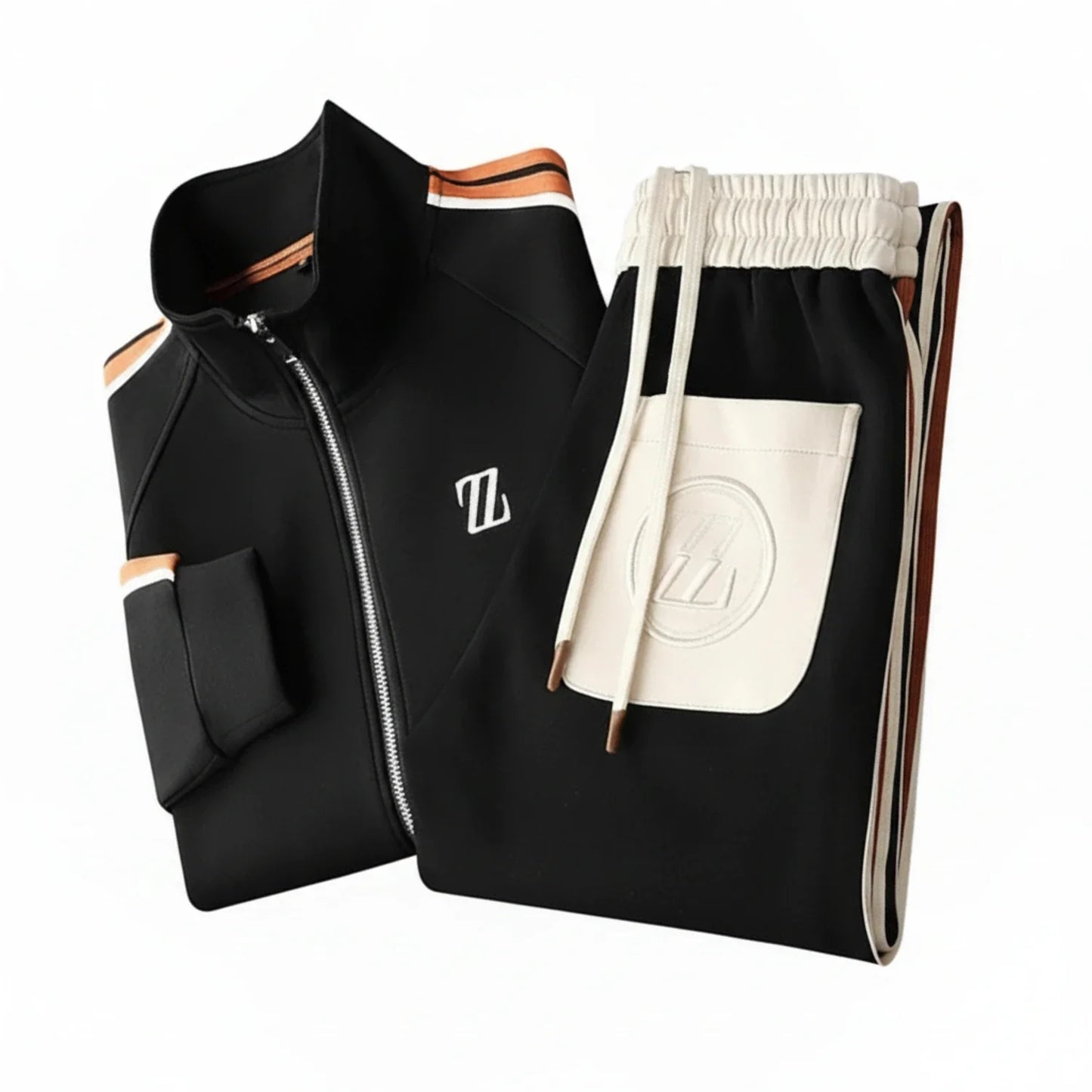 Men's Sporty Full Zip Tracksuit