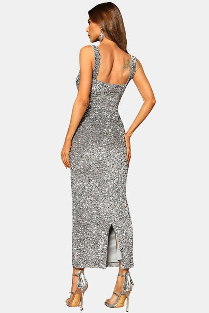 Image of Zoe | Women's Sleeveless Bodycon Maxi Dress