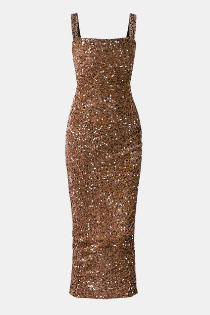 Image of Zoe | Women's Sleeveless Bodycon Maxi Dress
